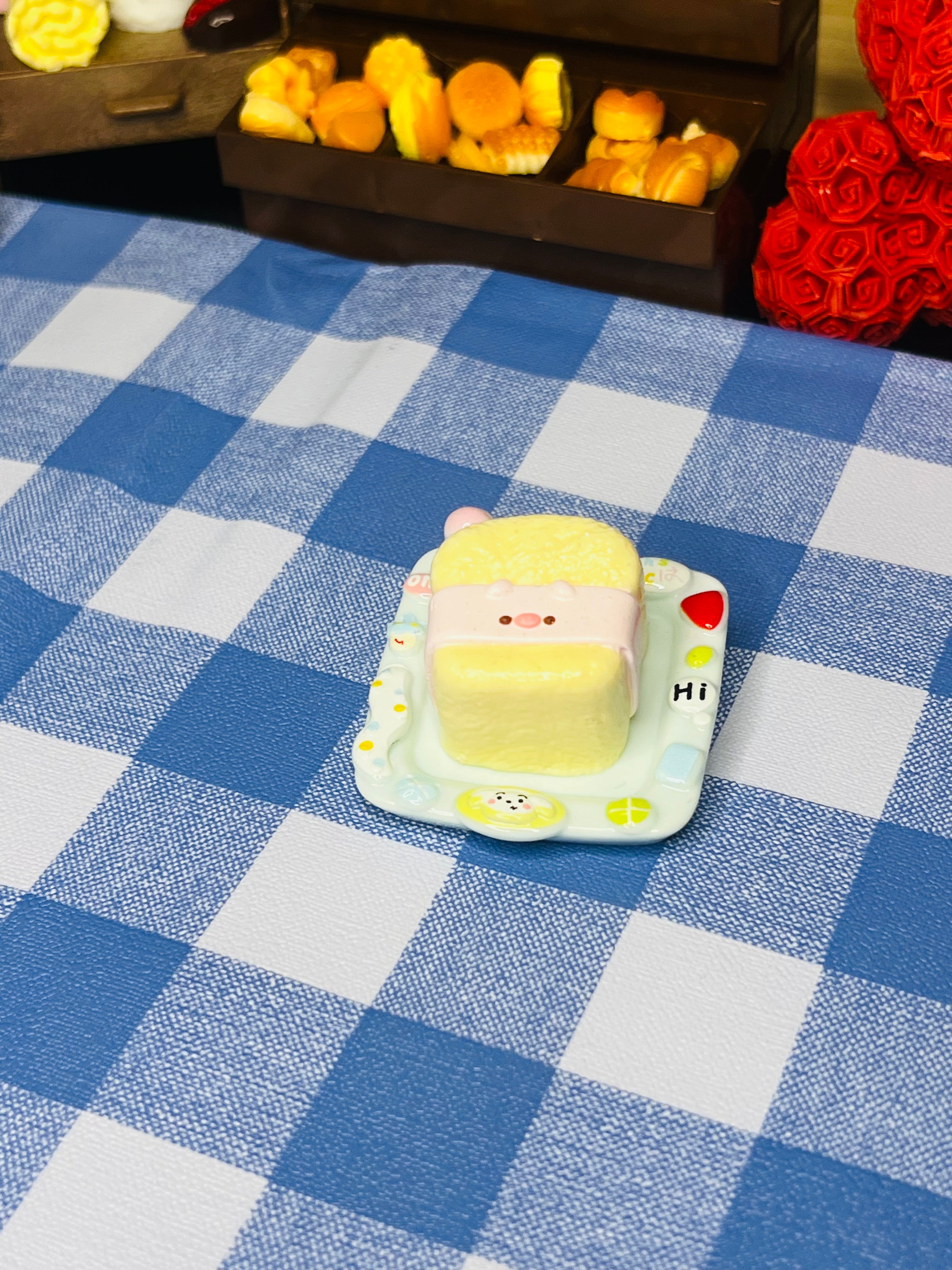 Piggy Piggy Butter Toast Squishy