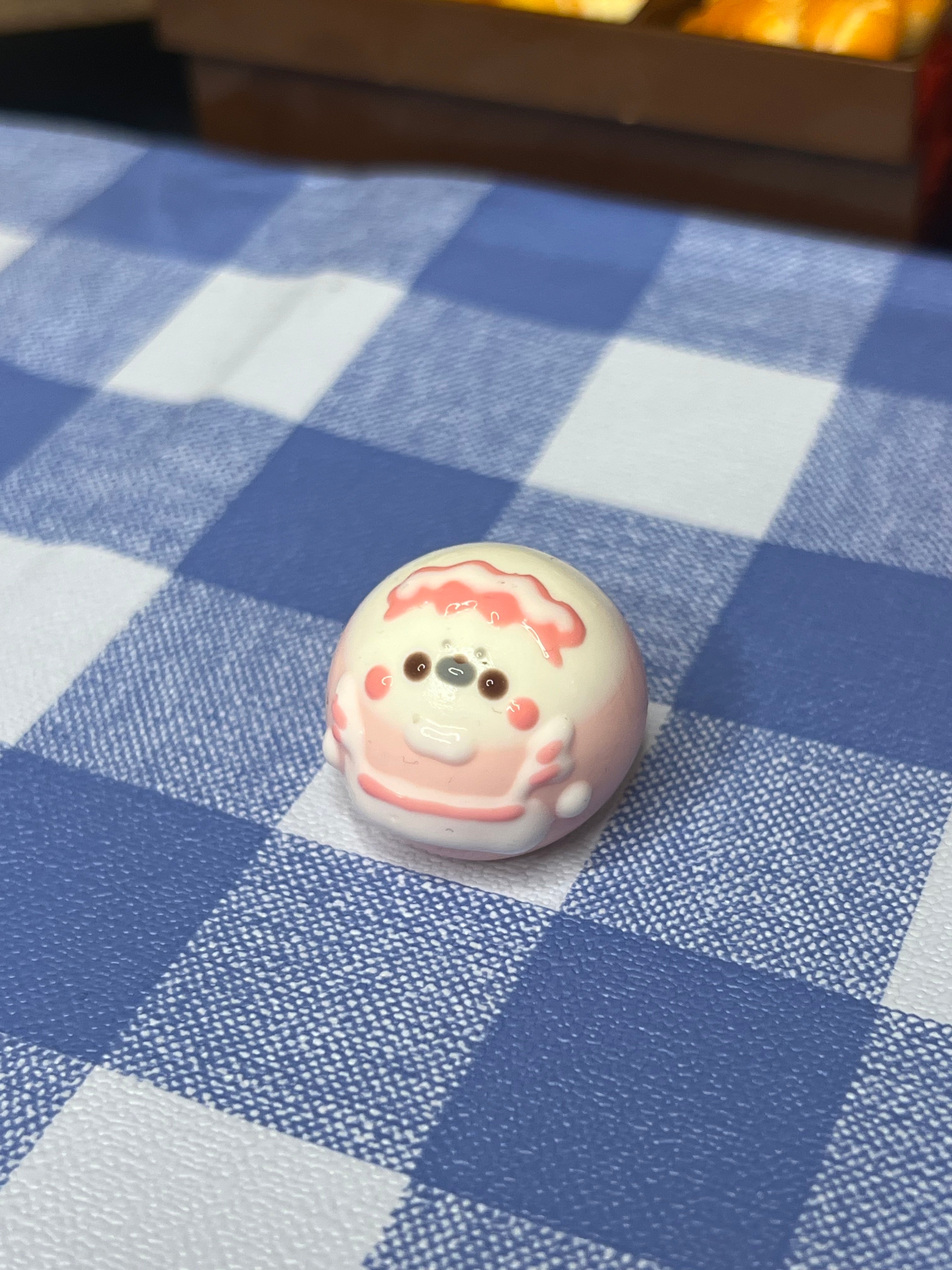 Kawaii Seal Pink Cream Roll Squishy