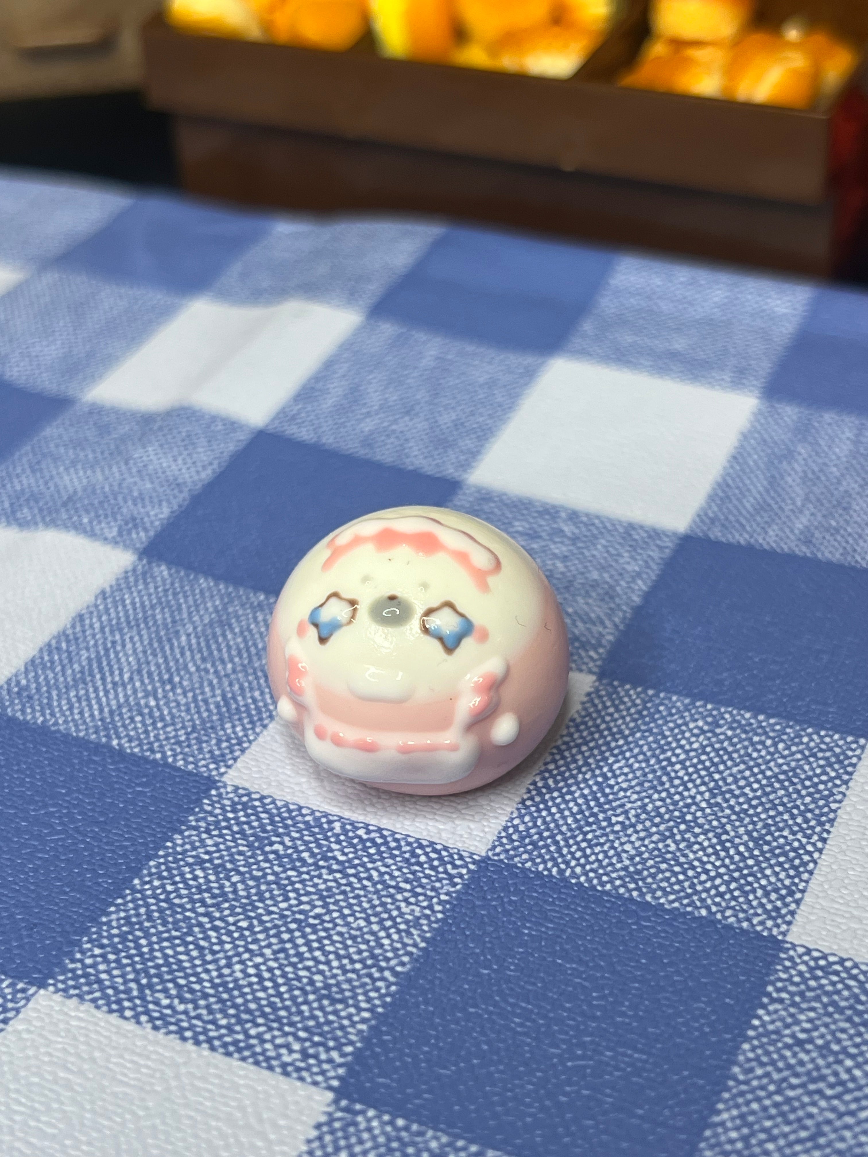 Kawaii Seal Sleepy Pink Cream Squishy