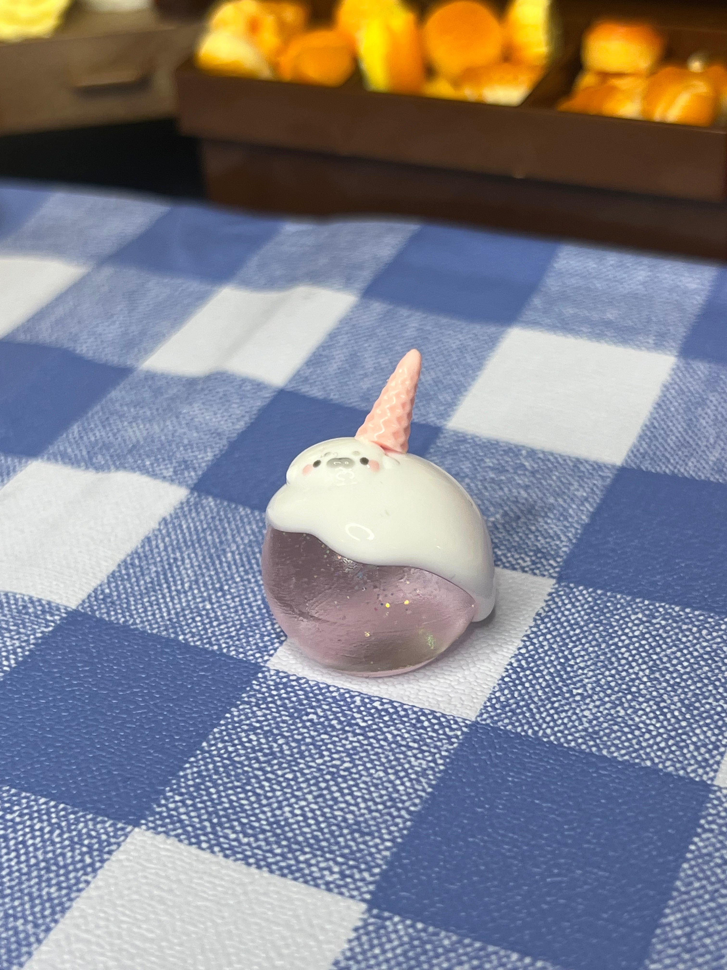 Kawaii Seal Tiny Unicorn Cloud Squishy