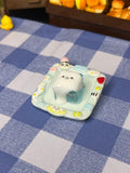 Kawaii Seal Blue Blanket Nap Squishy