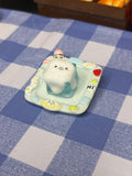 Kawaii Seal Cozy Blue Bed Squishy