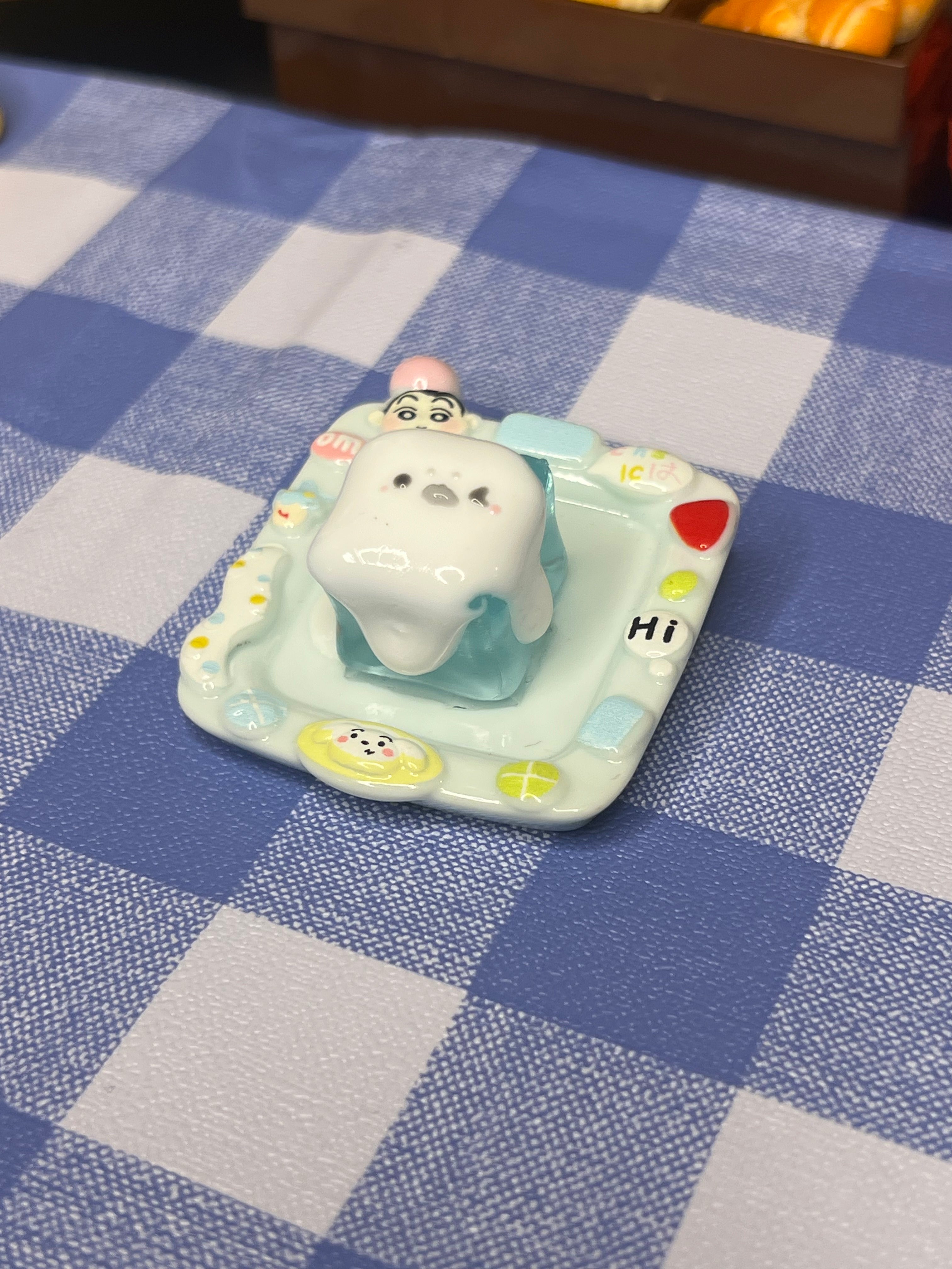 Kawaii Seal Cozy Blue Bed Squishy