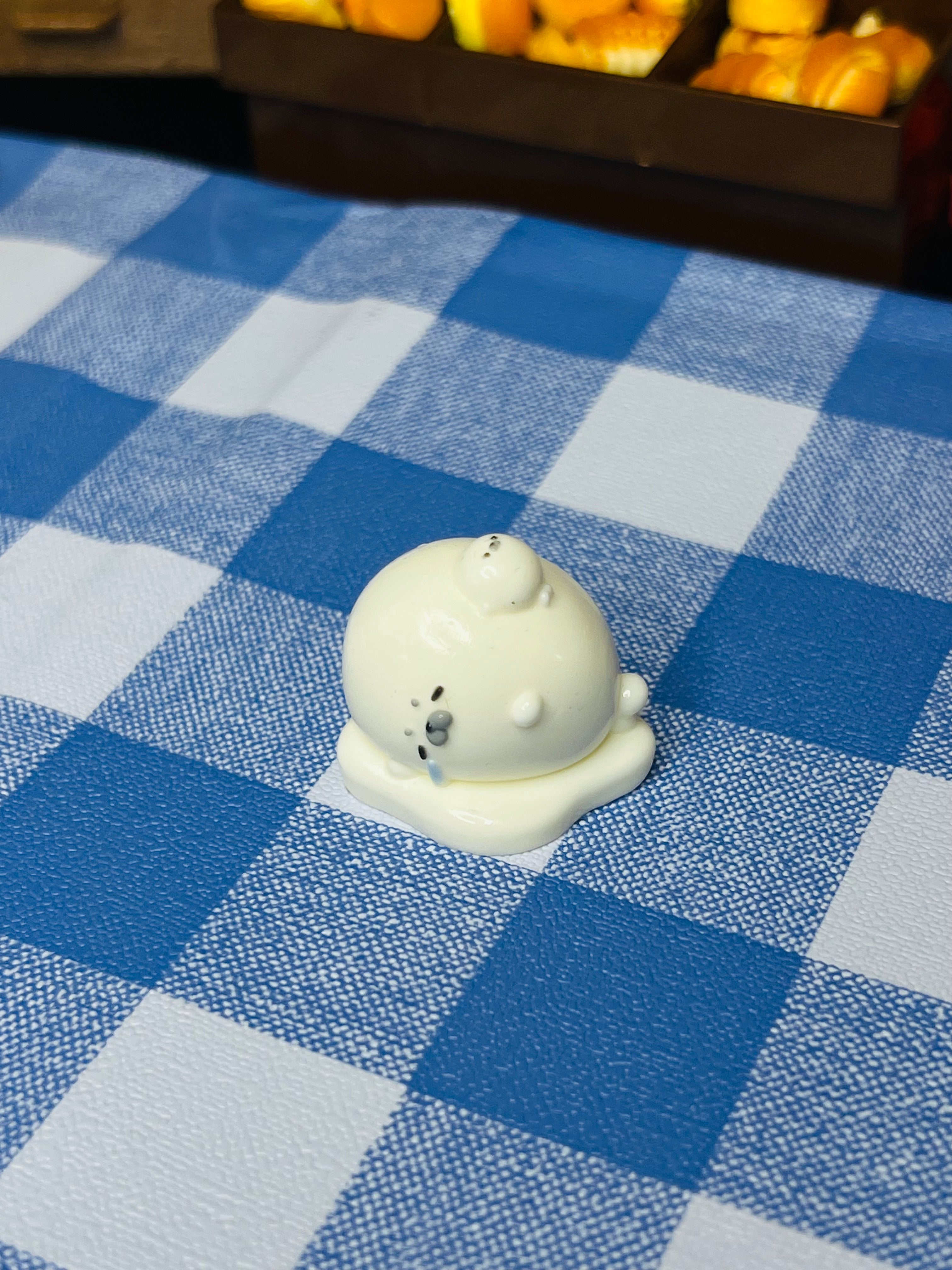 Kawaii Seal Blue Tea Cup Squishy