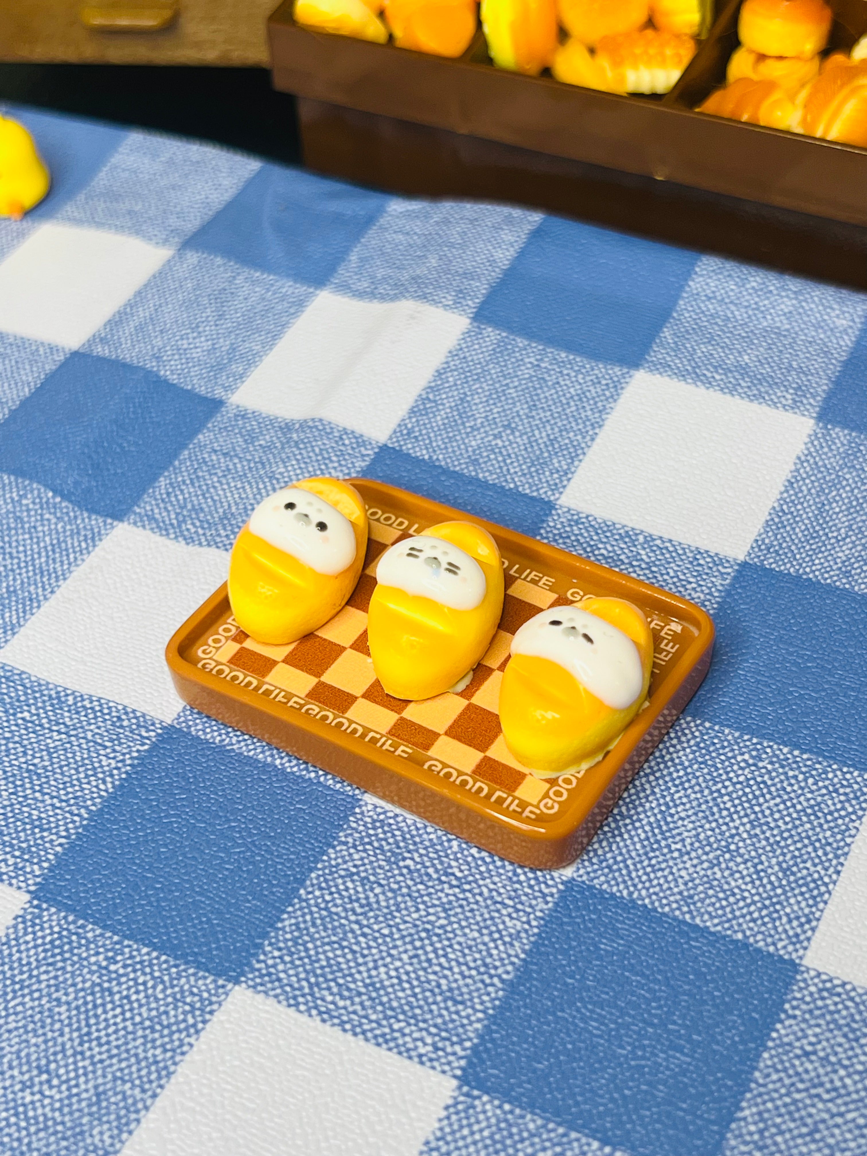 Kawaii Seal Mini Breakfast Trio Squishy