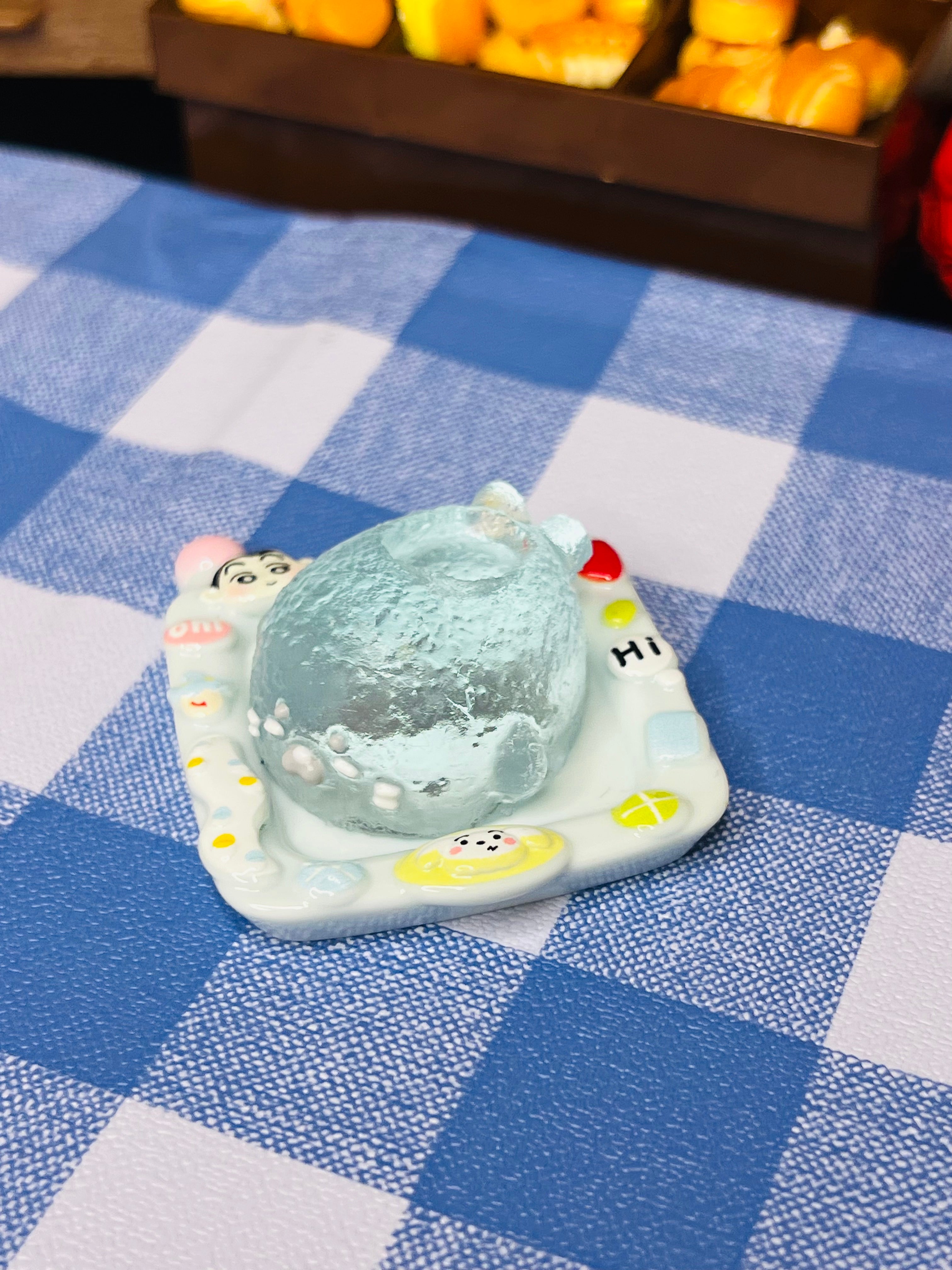 Kawaii Seal Blue Icy Blanket Squishy