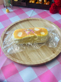 Jumbo Lemon Candy Roll Cake Squishy - cute jumbo multicolor dessert squishy toy