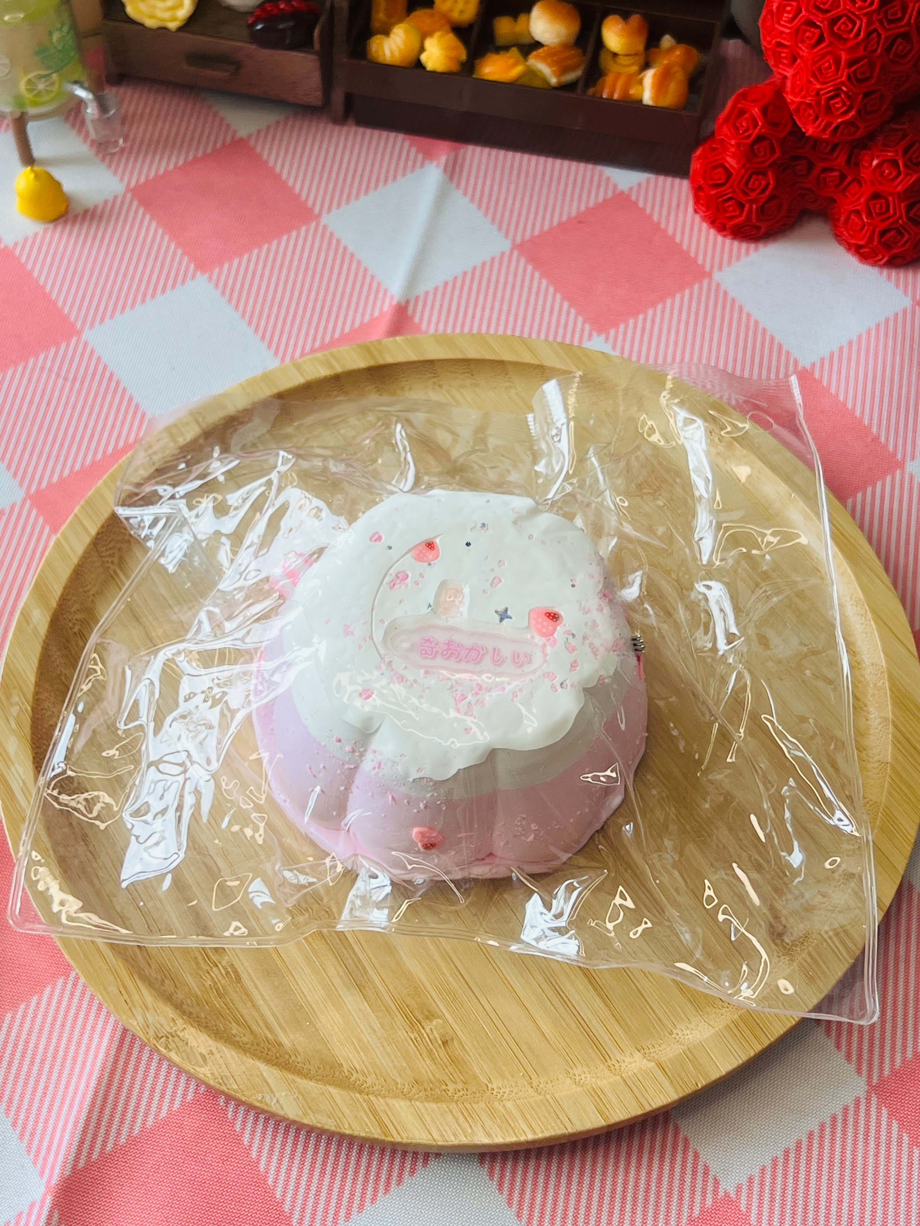 Jumbo Pink Berry Cream Cupcake Squishy - cute jumbo multicolor dessert squishy toy