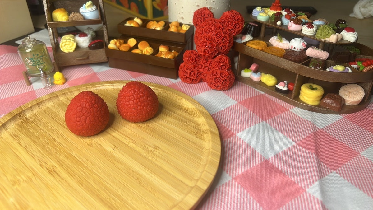 Mini Ruby Tomato Duo Taba Squishy