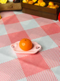 Mini Orange Plate Taba Squishy