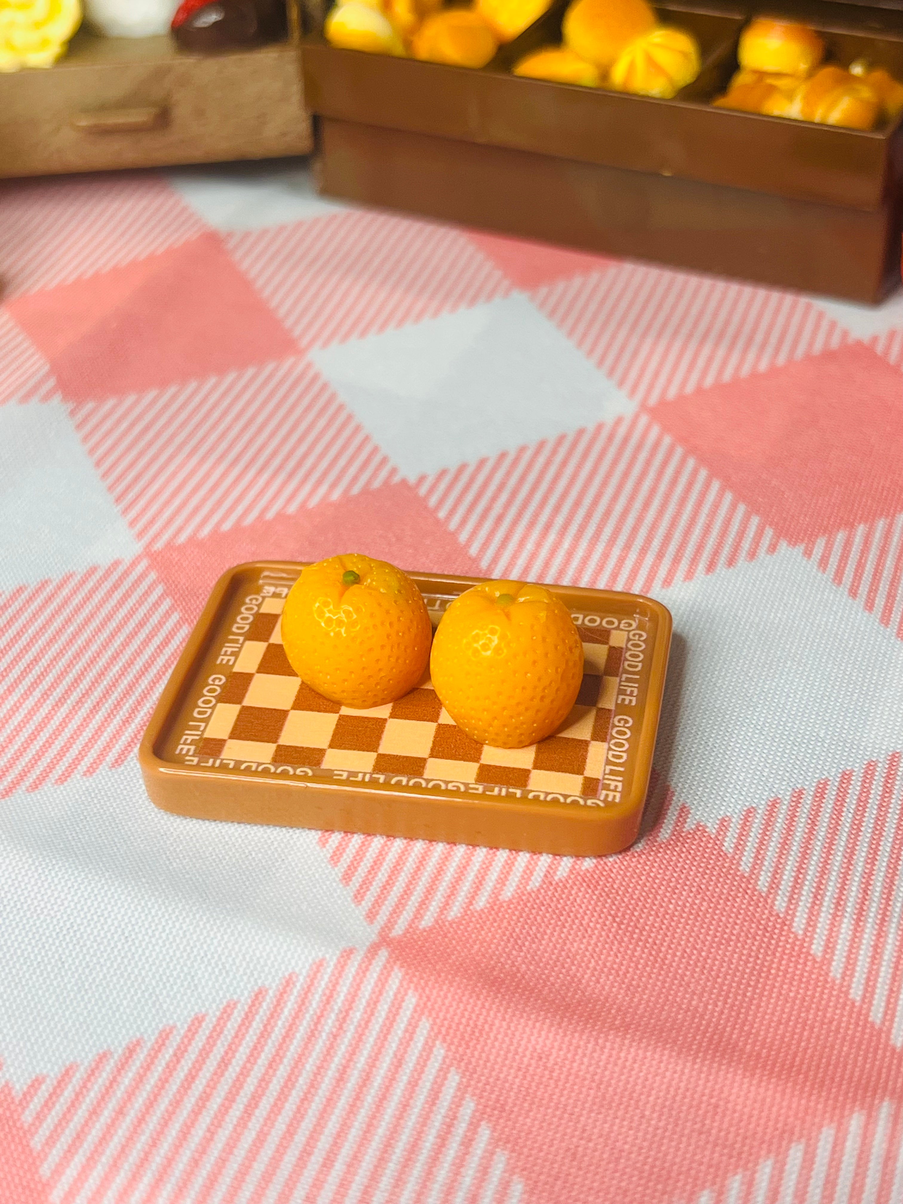 Mini Orange Duo Cutting Board Taba Squishy