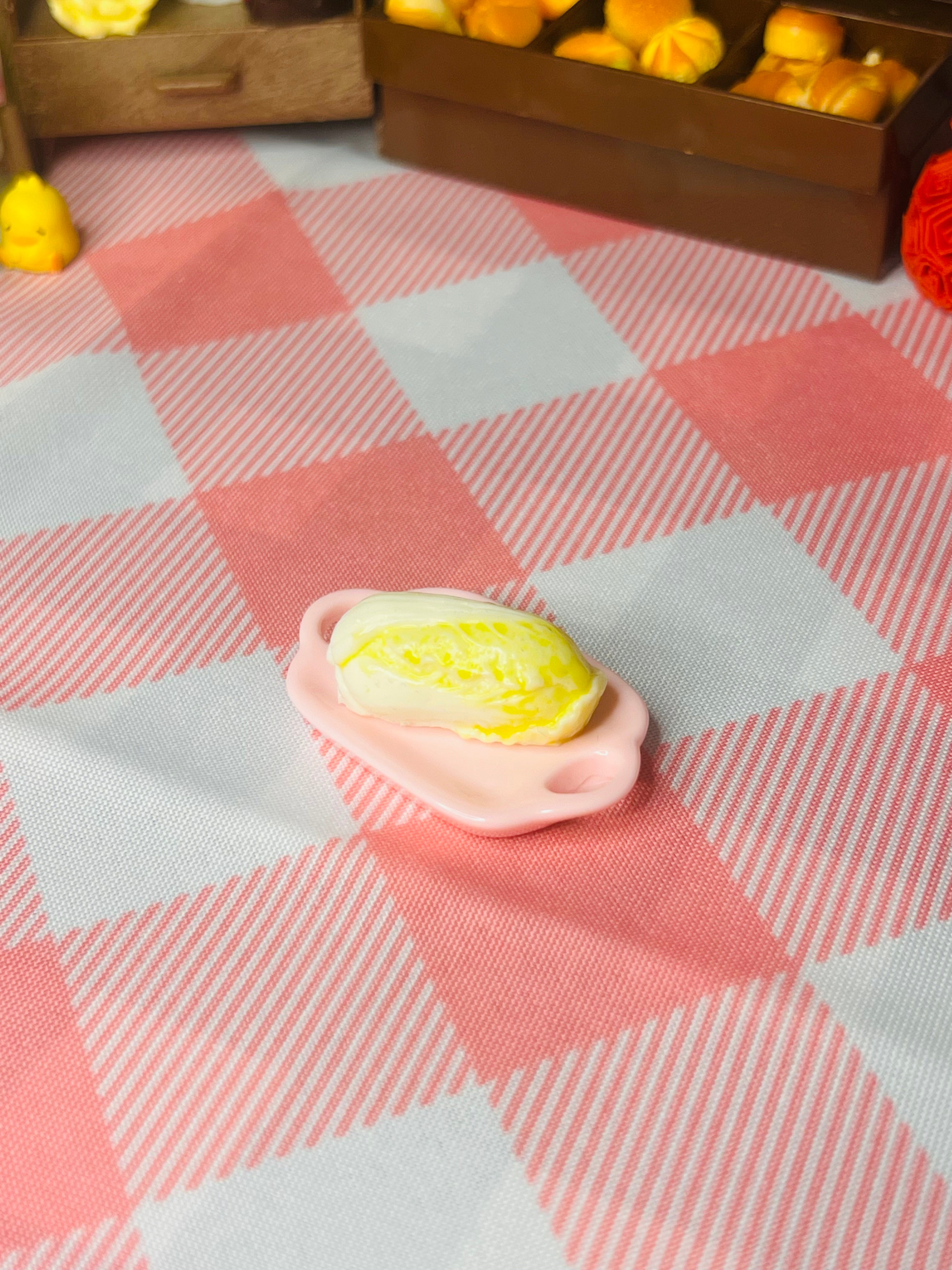 Mini Lemon Half Tray Taba Squishy