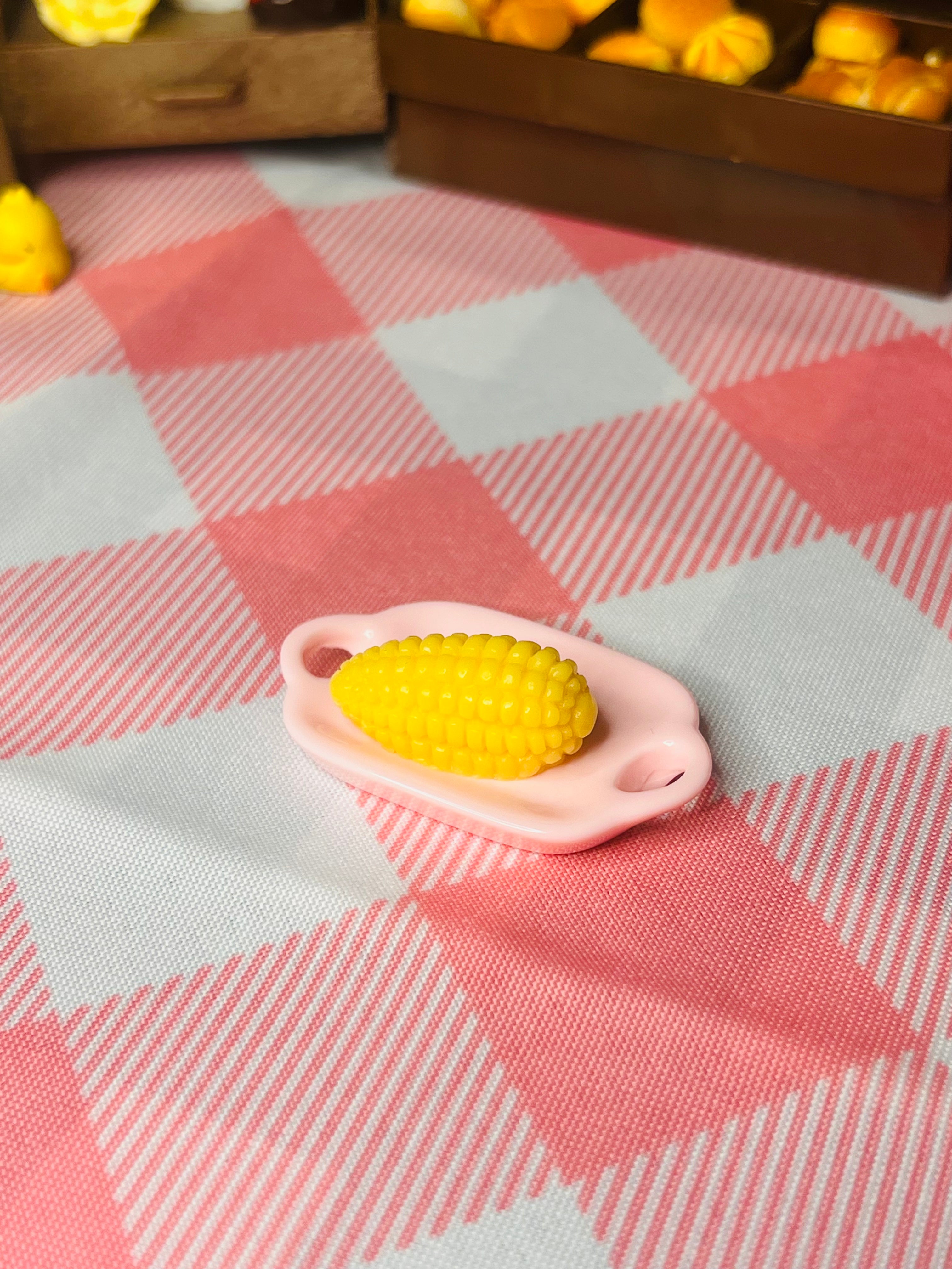 Mini Corn Plate Taba Squishy