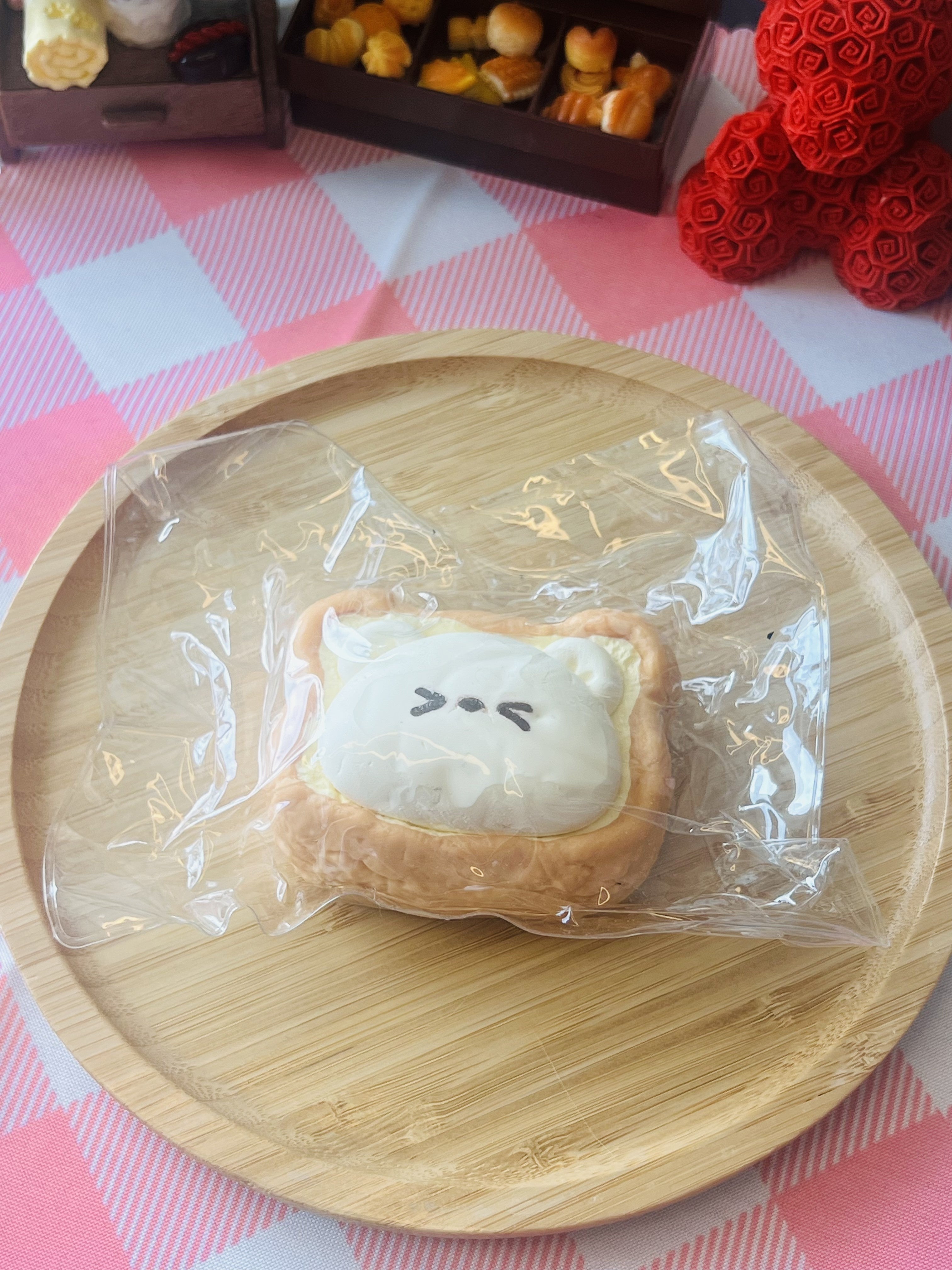 Cozy Toast Kitty Nap Squishy