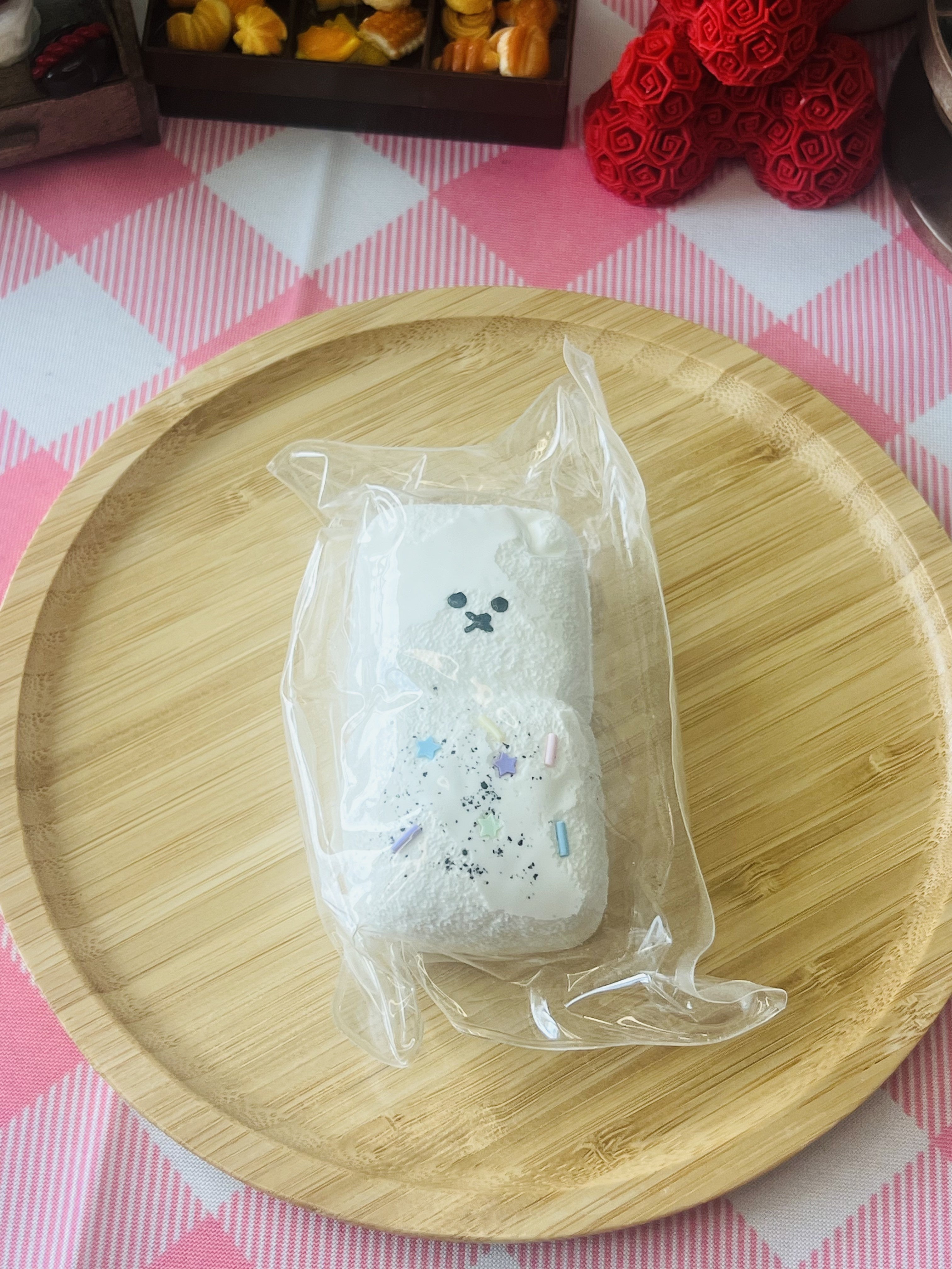 Star Sprinkle Milk Bear Bar Squishy
