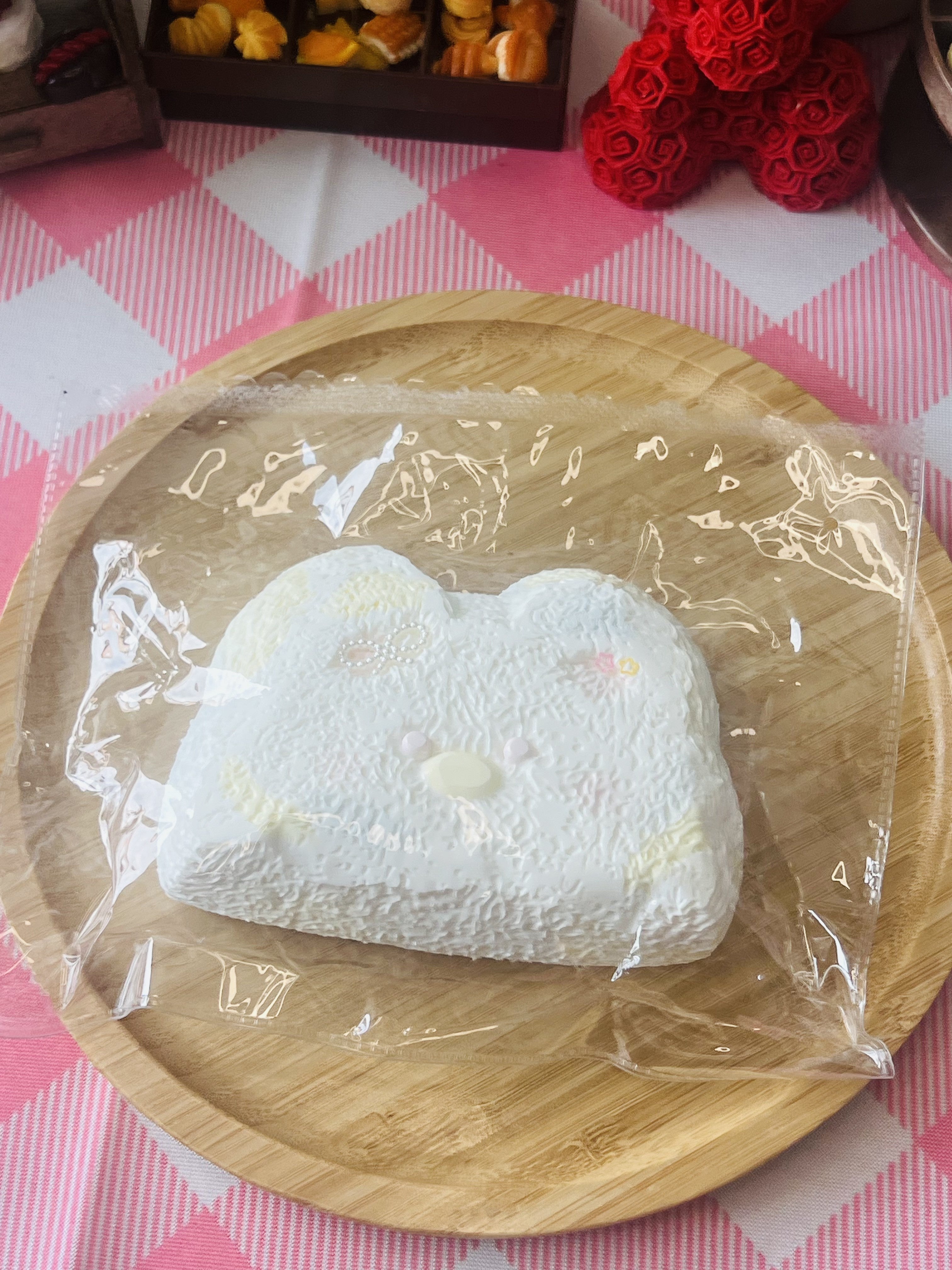 Cloud Bunny Marshmallow Slice Squishy