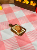 Mini Chocolate Toast Board Taba Squishy