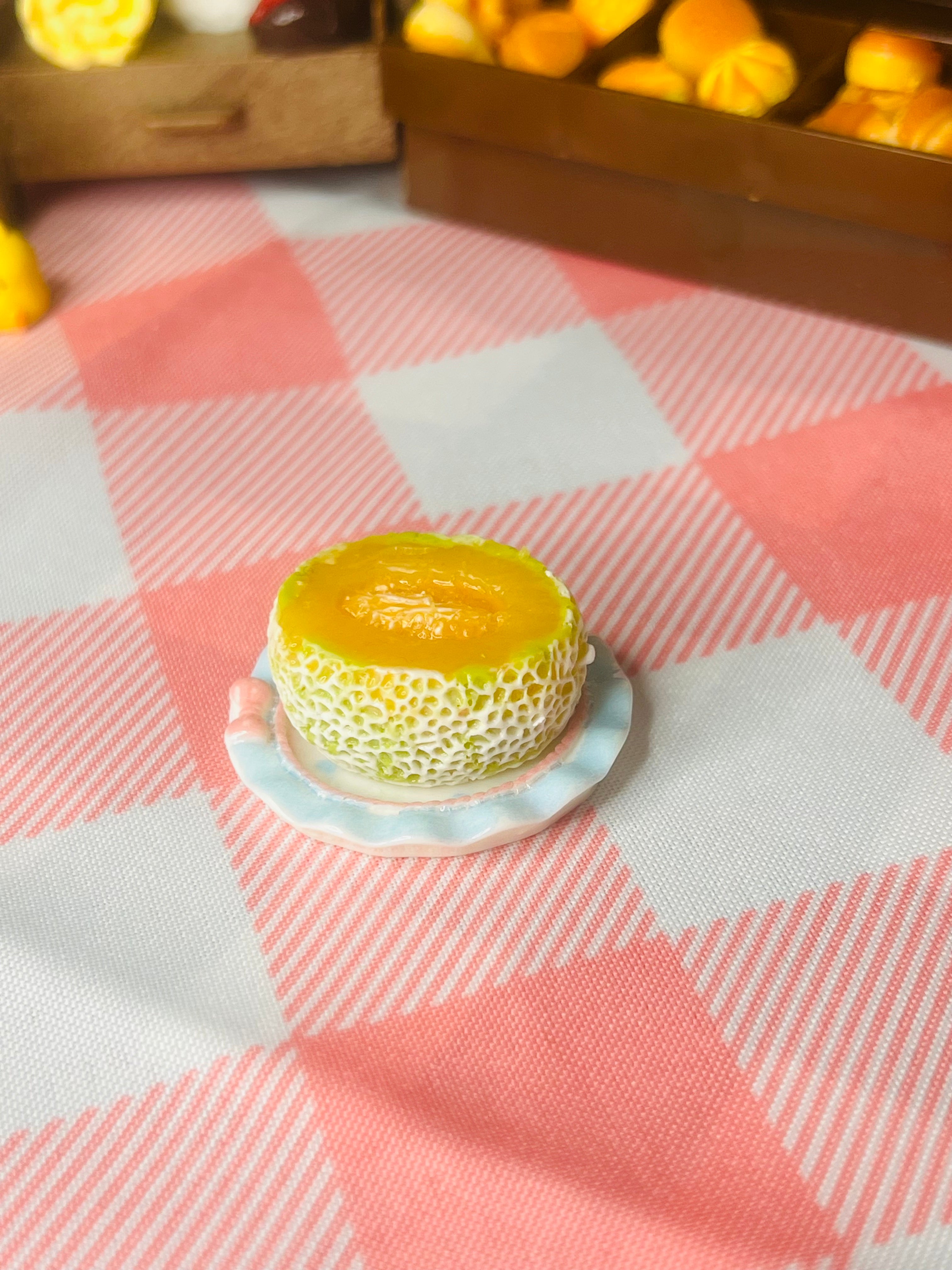 Mini Lemon Cream Tart Taba Squishy