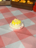 Mini Lemon Blossom Cream Cake Taba Squishy