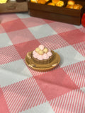 Mini Cocoa Flower Cream Cake Taba Squishy
