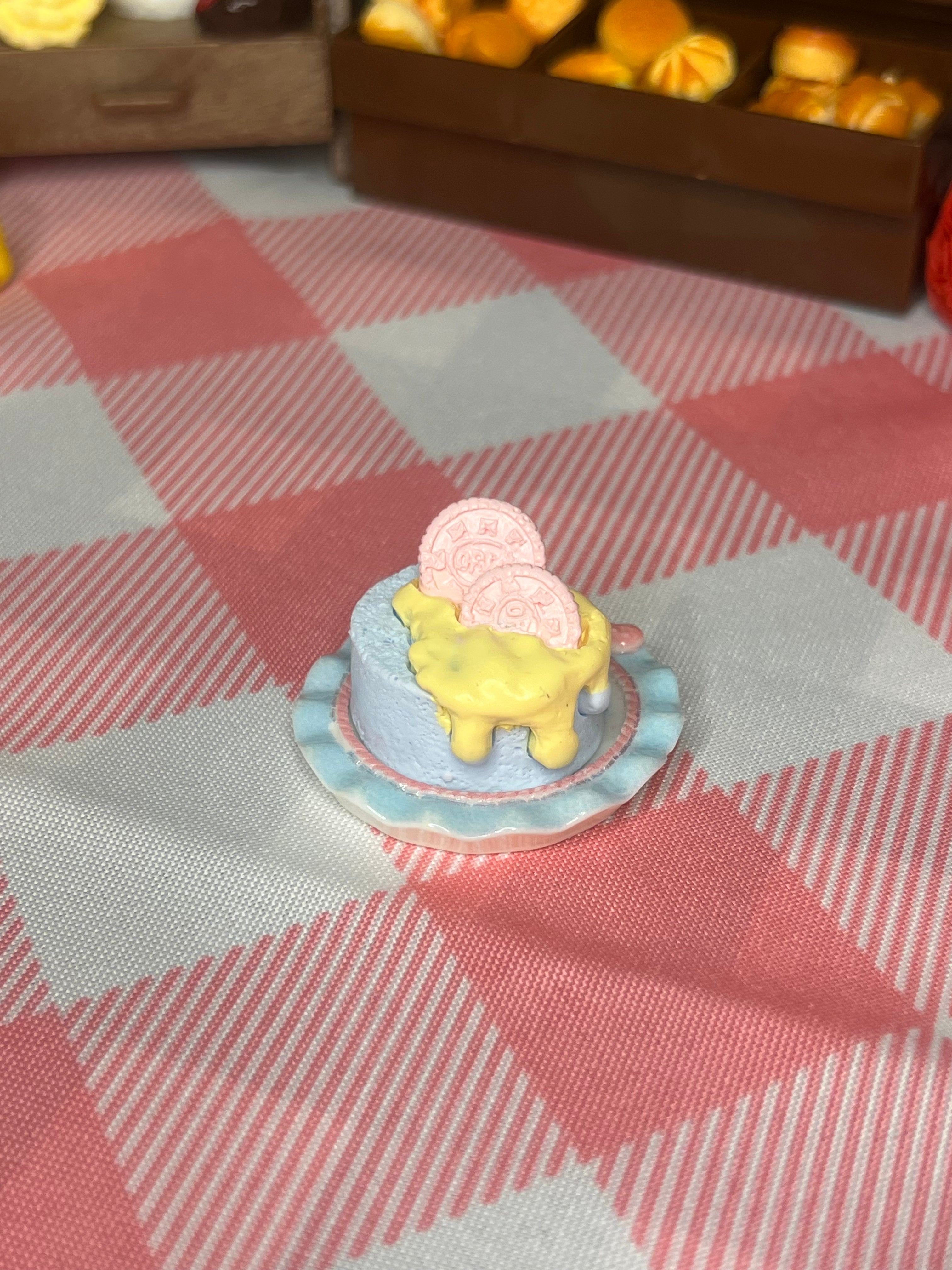 Mini Yellow Star Sundae Cup Taba Squishy