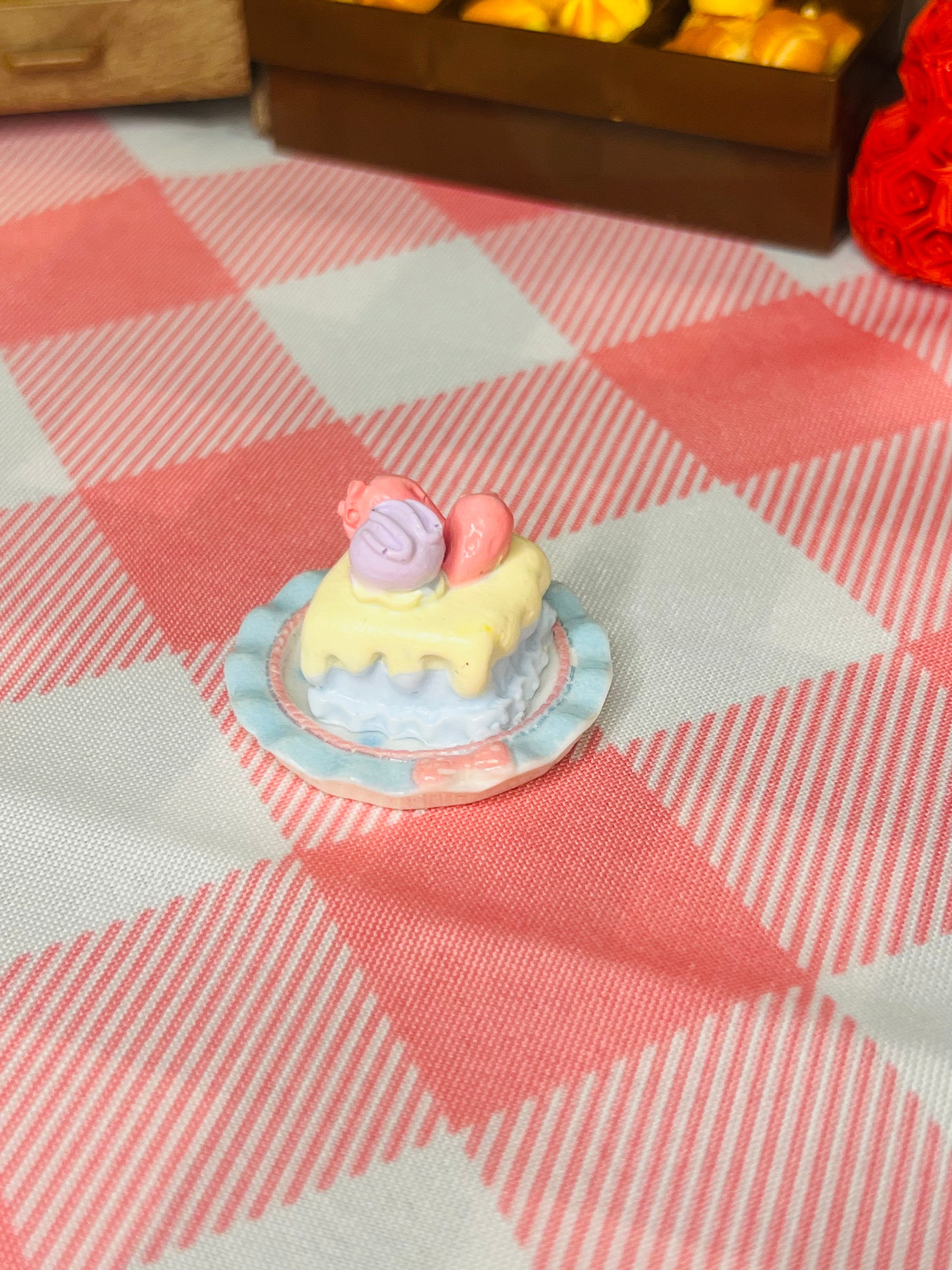 Mini Blue Banana Cream Boat Taba Squishy