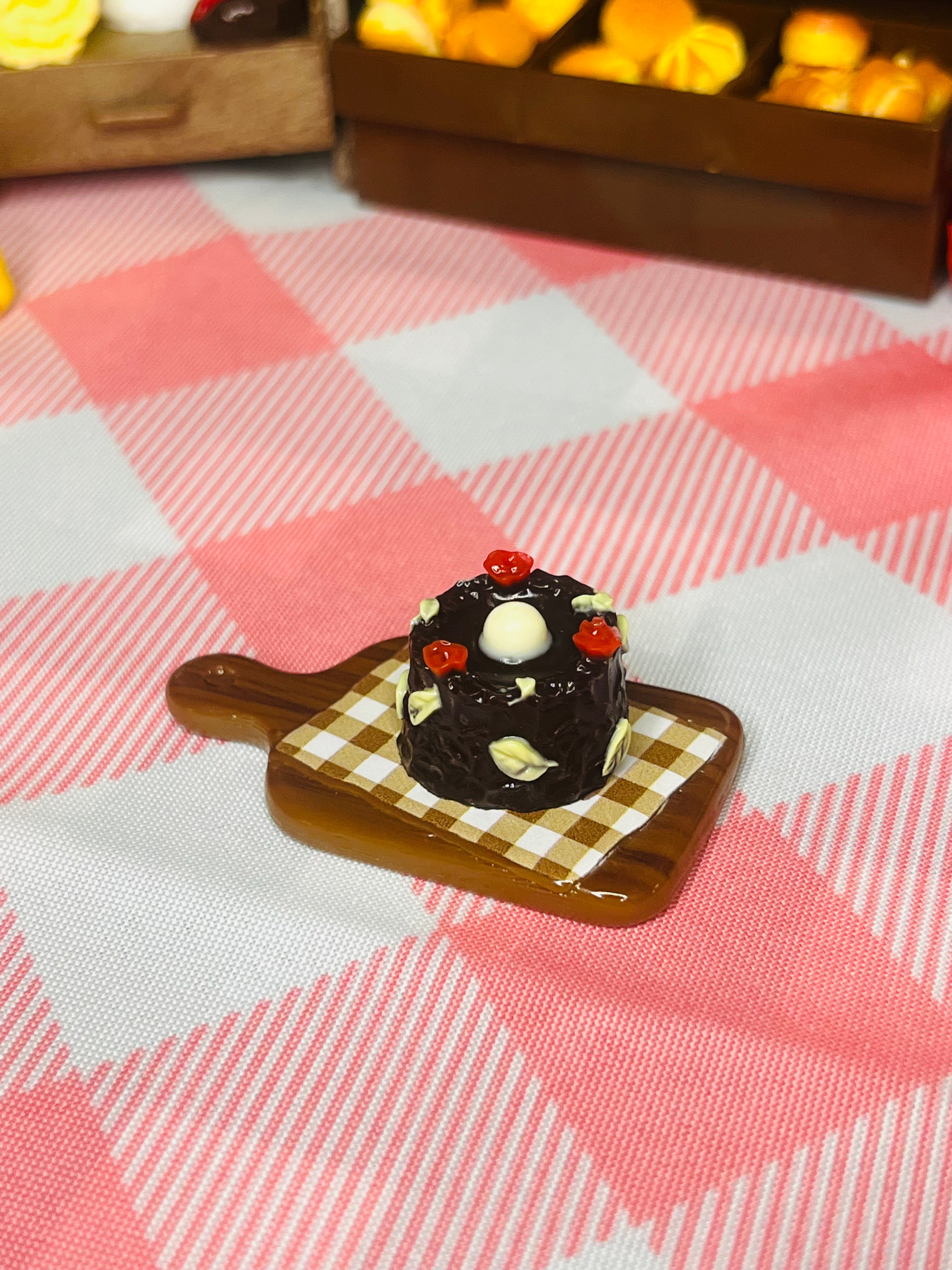 Mini Black Forest Dessert Board Taba Squishy
