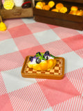 Mini Blueberry Honey Waffle Taba Squishy