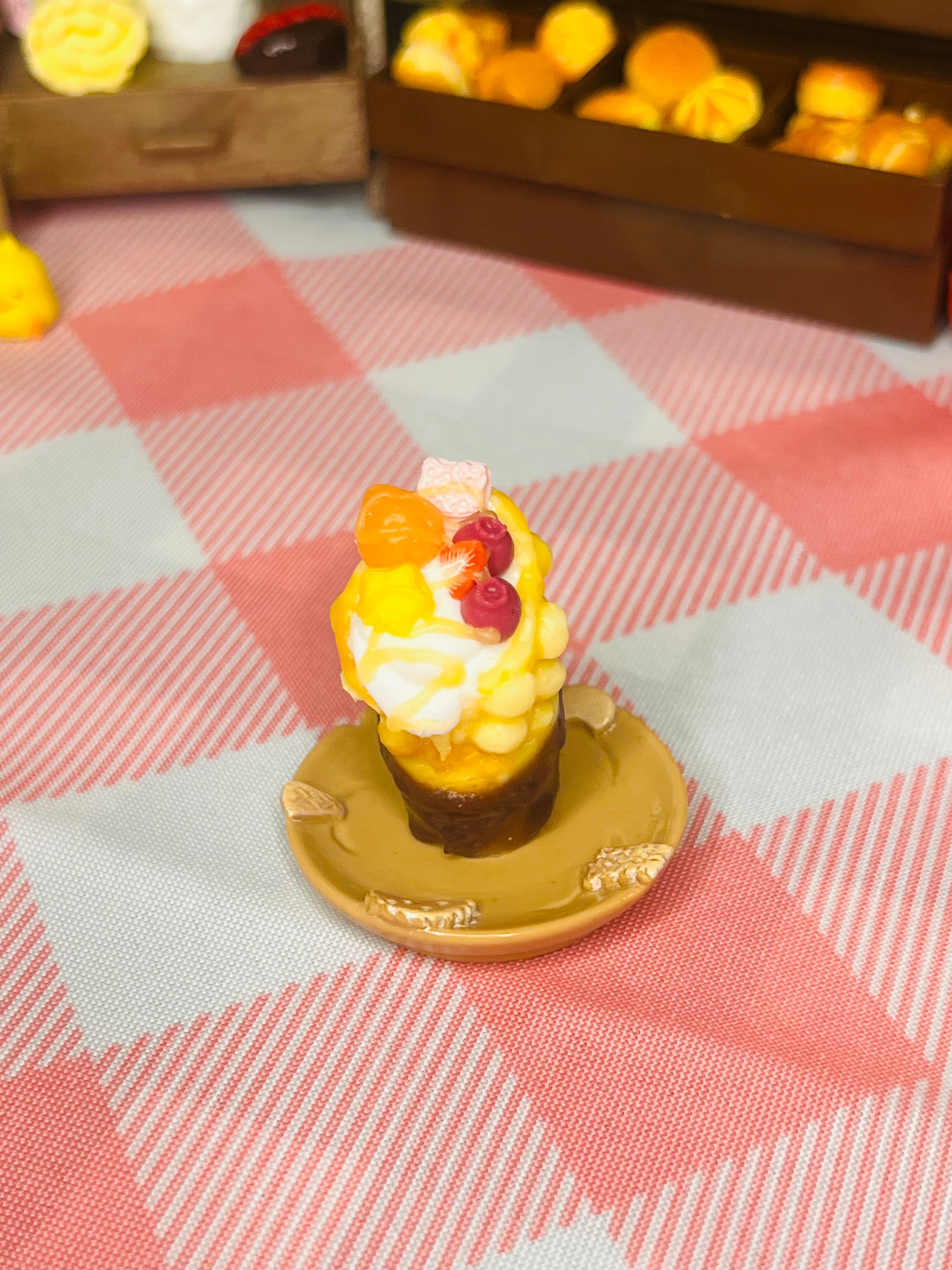 Mini Banana Cream Stack Taba Squishy