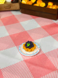 Mini Blueberry Flower Cupcake Taba Squishy