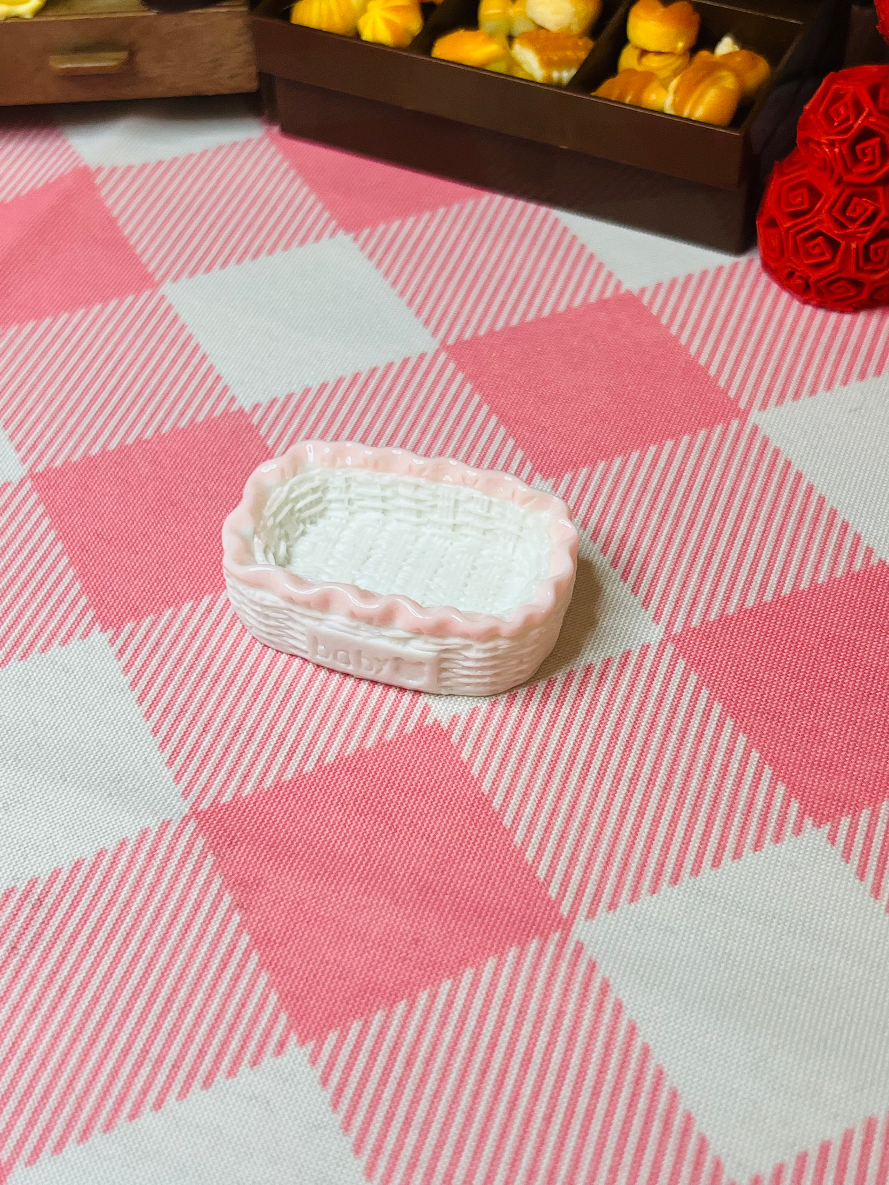 Snow Cream Ruffle Mini Dining Plate - Mini Dining Plate Series