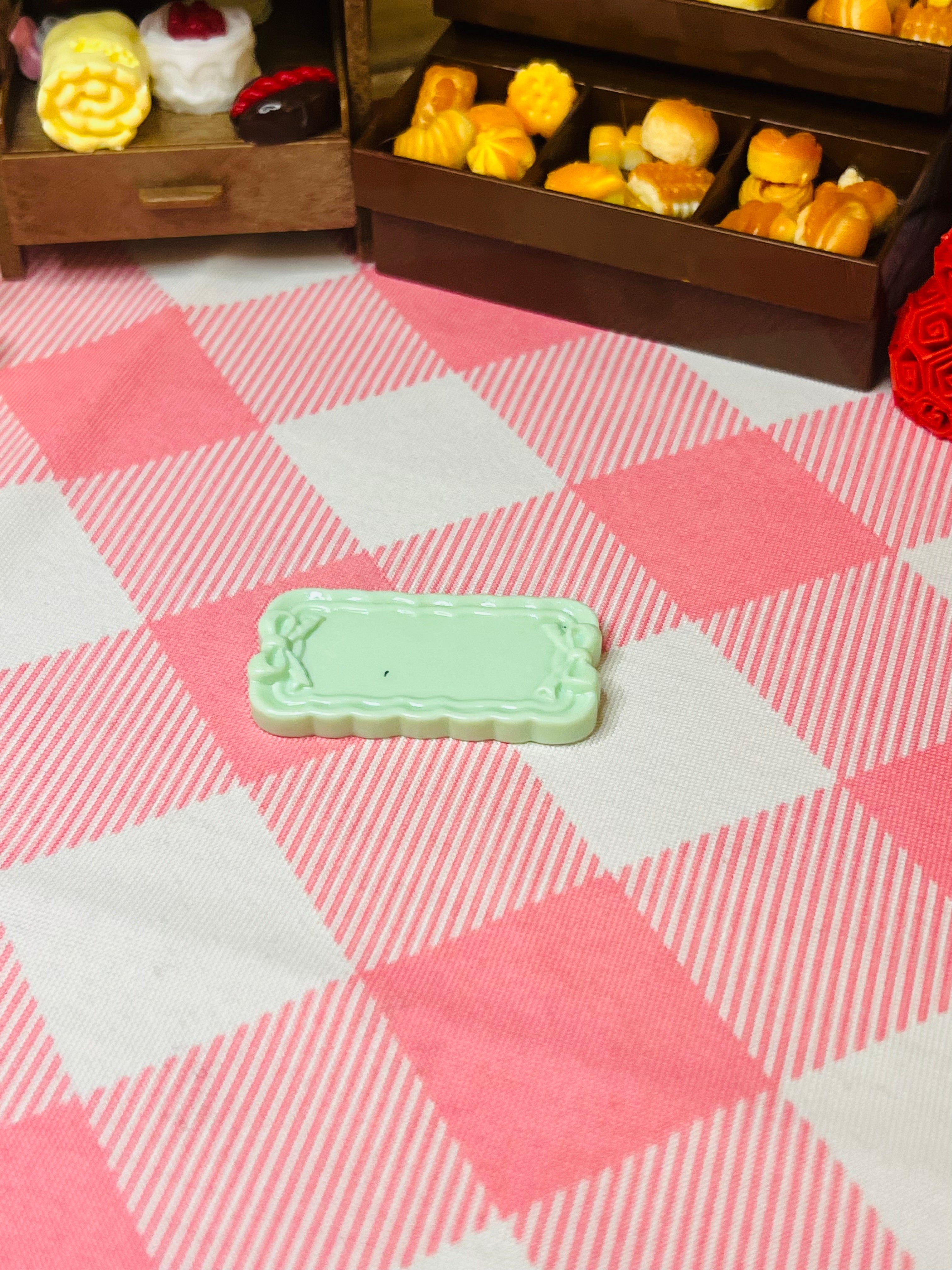Mint Biscuit Tray Mini Dining Plate - Mini Dining Plate Series