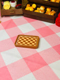 Cocoa Checker Snack Tray Mini Dining Plate - Mini Dining Plate Series