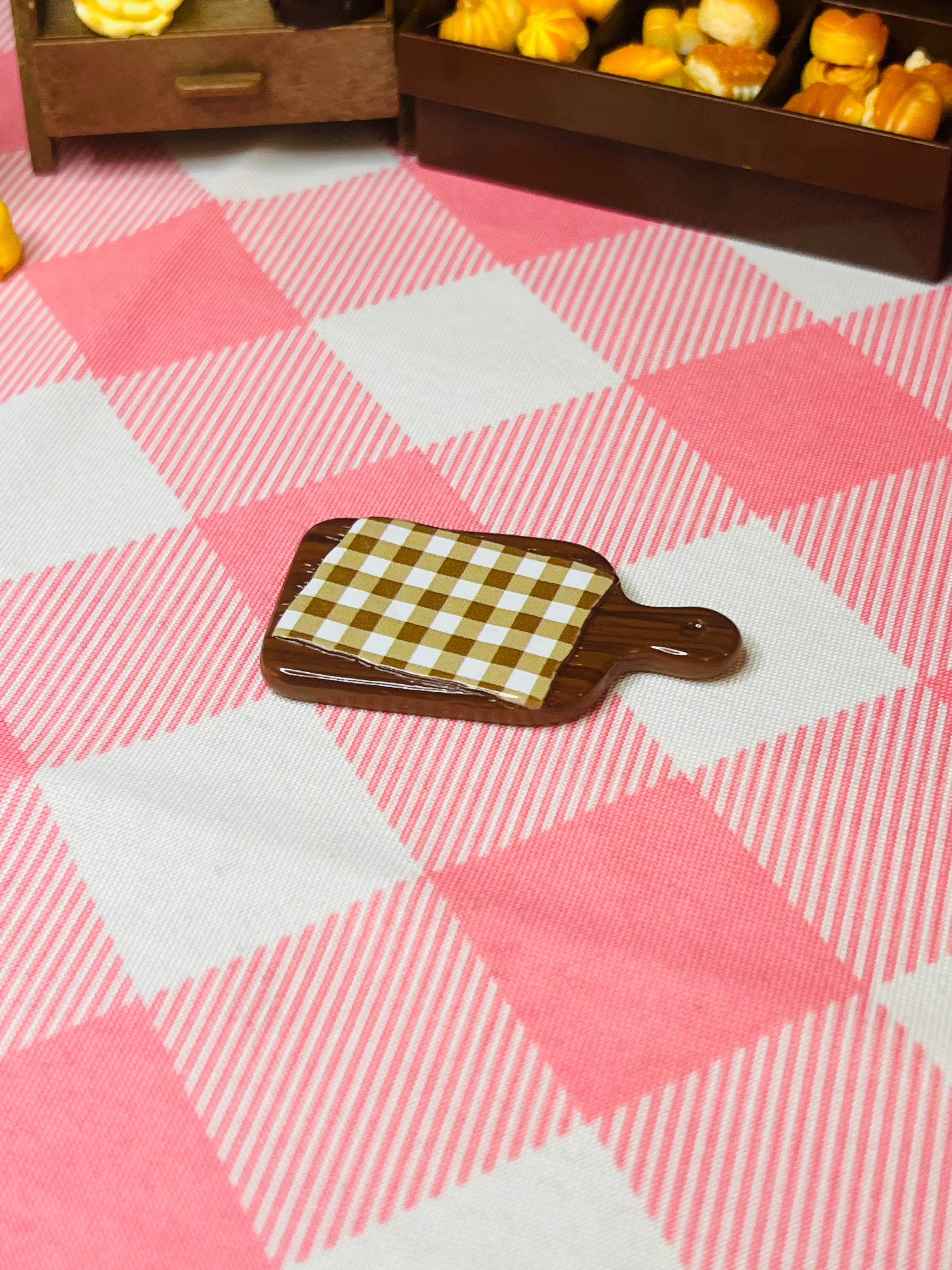 Forest Plaid Skillet Mini Dining Plate - Mini Dining Plate Series