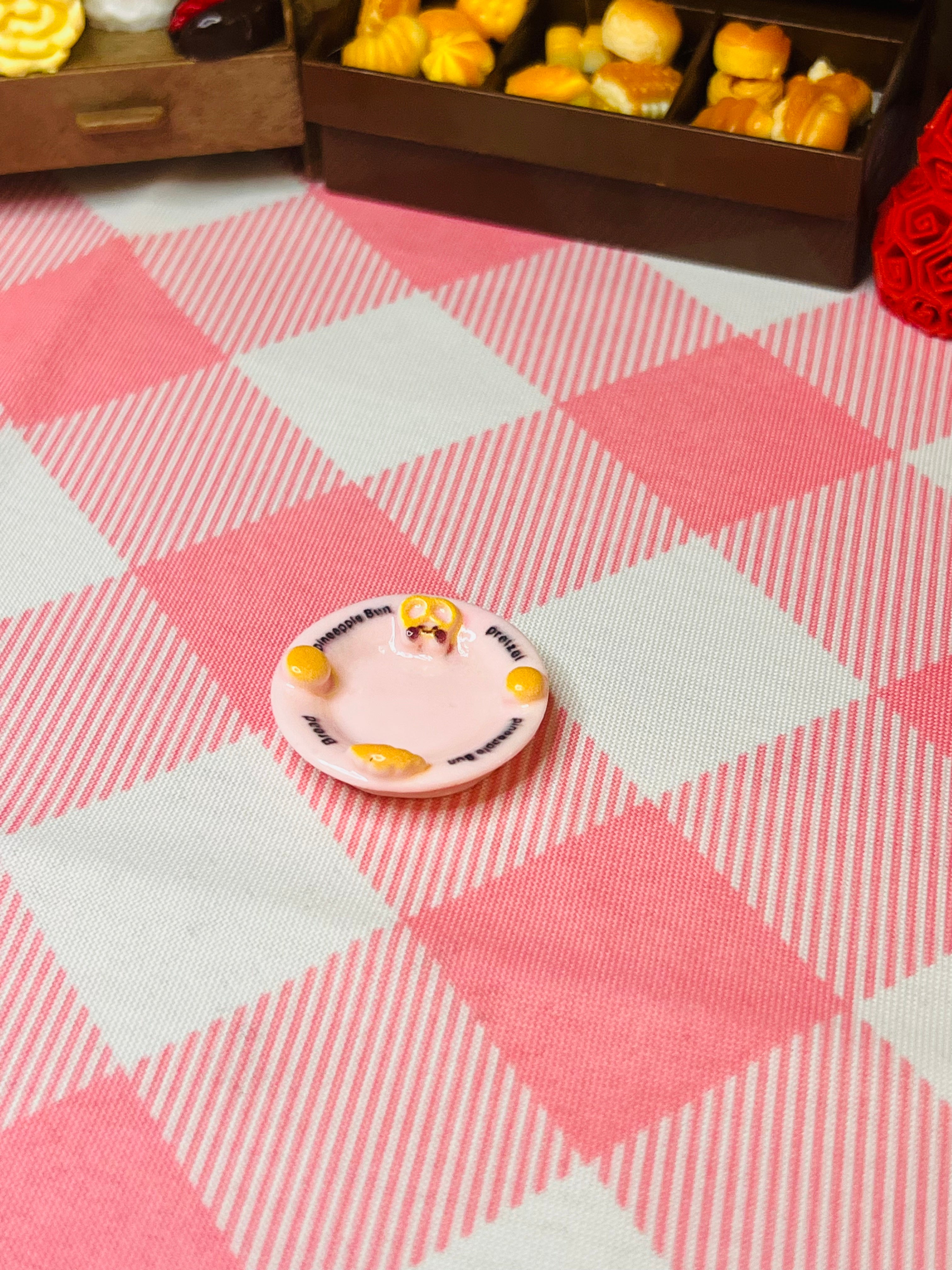 Happy Toast Round Mini Dining Plate - Mini Dining Plate Series