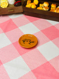 Caramel Bear Coin Mini Dining Plate - Mini Dining Plate Series