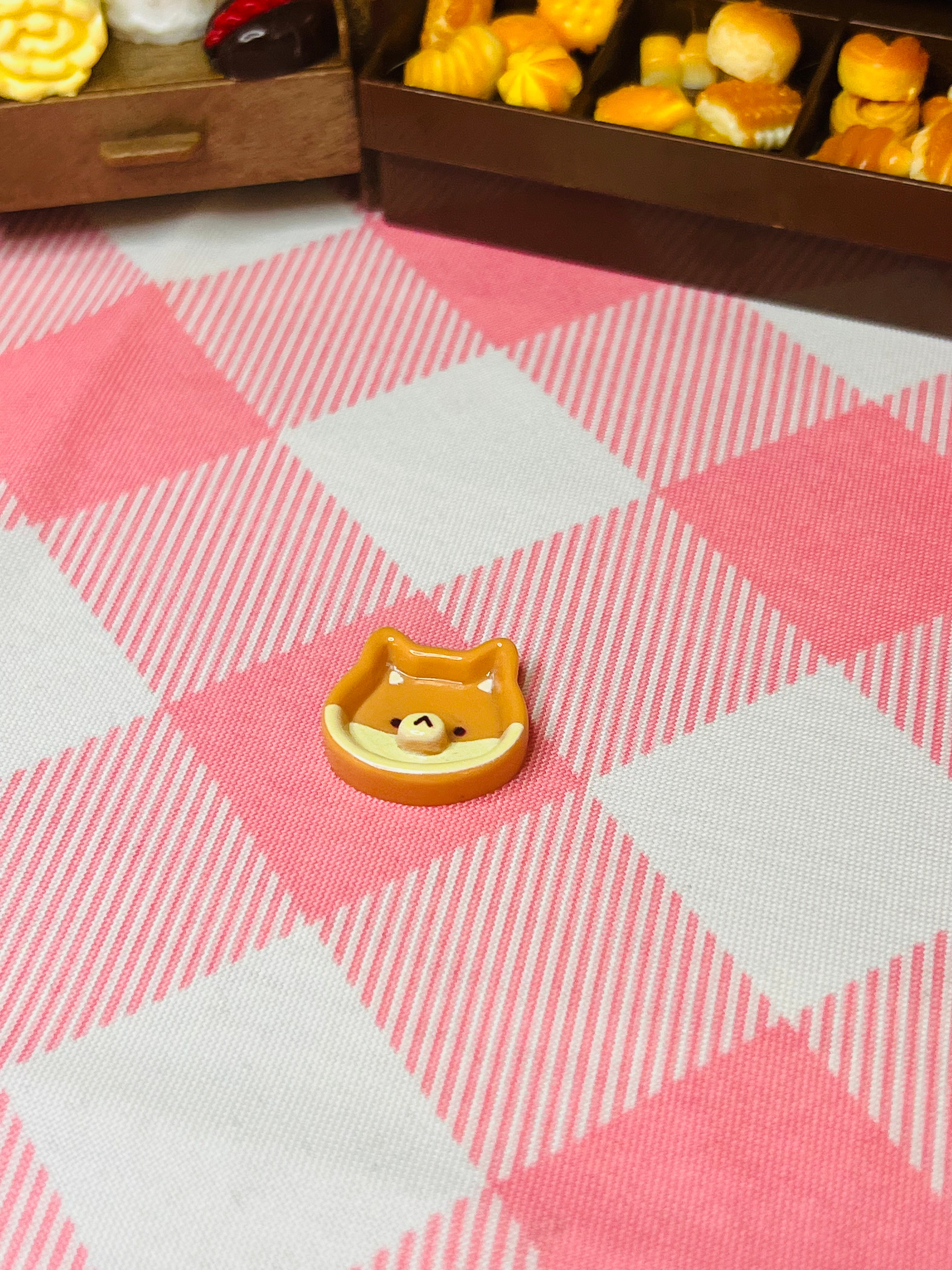 Ginger Cat Snack Mini Dining Plate - Mini Dining Plate Series