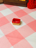 Strawberry Jam Toast Mini Dining Plate - Mini Dining Plate Series