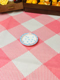 Blueberry Dot Saucer Mini Dining Plate - Mini Dining Plate Series
