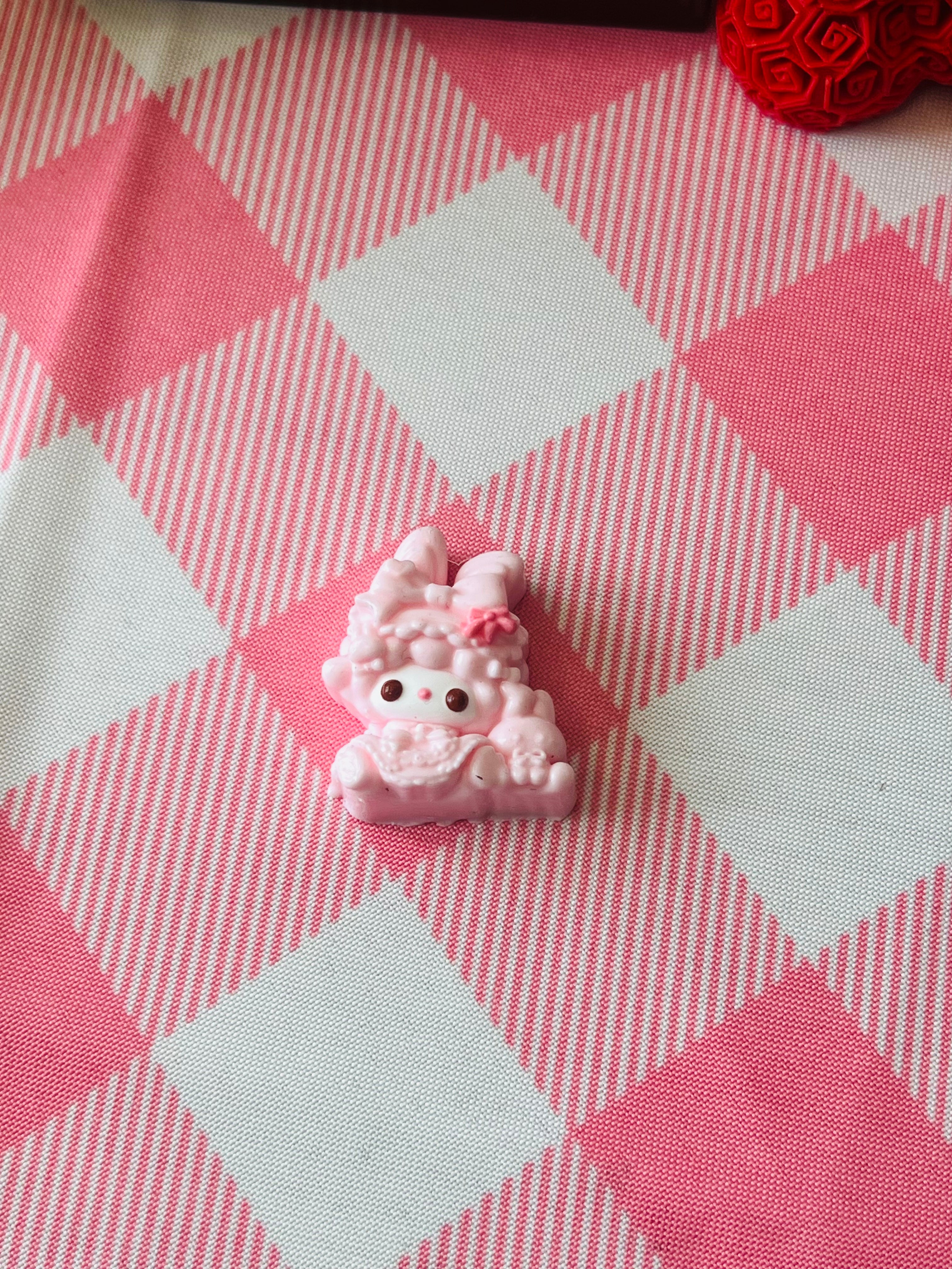 Frilly Rose Bunny Princess Mini Taba Squishy