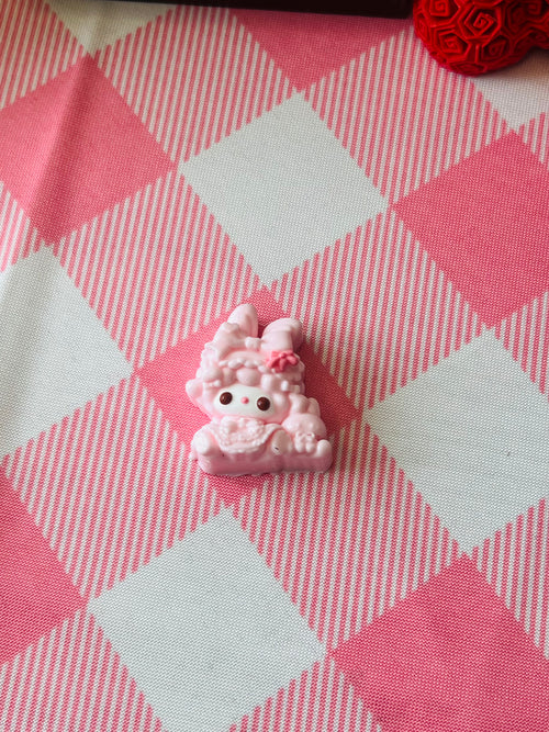 Frilly Rose Bunny Princess Mini Taba Squishy