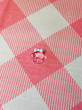 Clear Pink Bow Tiny Pal Mini Taba Squishy