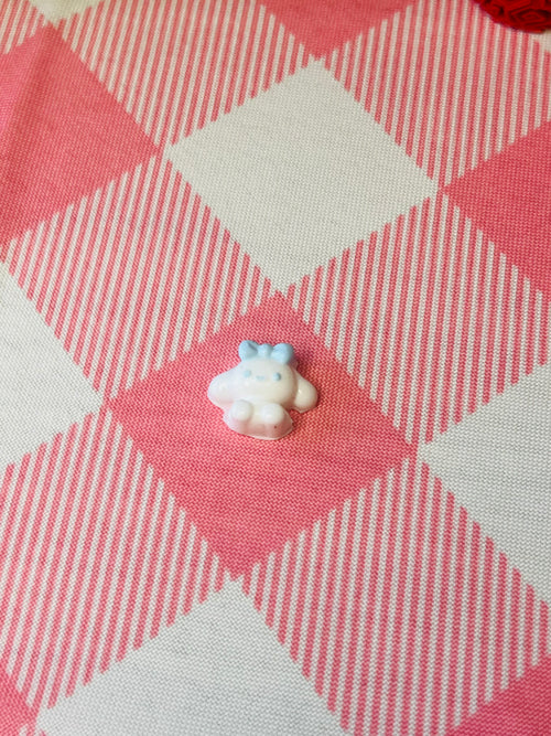 Baby Blue Bow Puff Mini Taba Squishy